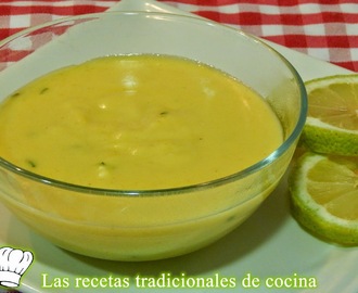 Receta de salsa de limón