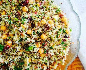 Quinoa & Brown Rice Parsley Salad (Gluten Free & Diary Free).