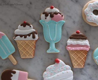 Ice-Cream Sundae and Sweet Treat Cookies