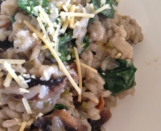 Mushroom & Spinach Risotto the VZUG Combi-Steam way!