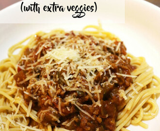Spaghetti Bolognese with Extra Veggies