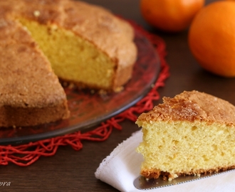 Torta pan d’arancia – velocissima con arancia frullata