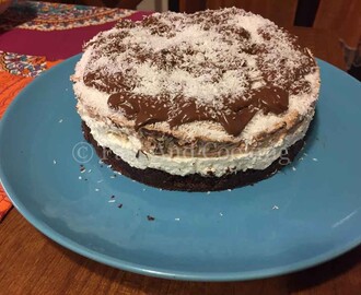 Cheesecake cocco e Nutella (senza cottura)