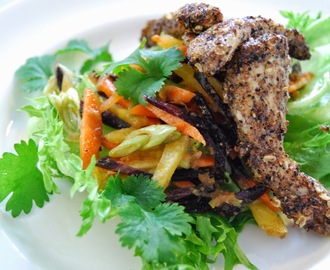 Var dags mat - Kyckling med Sichuanpeppar och morotssallad
