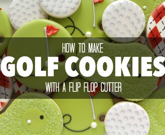 How to Make Golf Cookies with a Flip Flop Cutter
