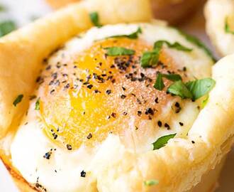 Egg, Bacon, and Ricotta Breakfast Cups