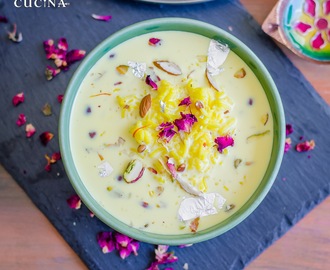 Kesar Kheer | Saffron Rice Pudding