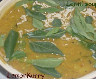 Winter Recipes:Starter:Lentils Soup