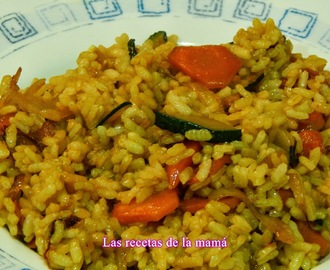 Receta de arroz con verduras