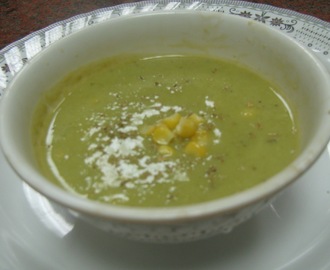 Green Peas Corn Soup