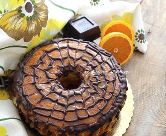 Chiffon Cake all'Arancia e Cioccolato