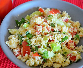 Fresh Tomato and Couscous Salad #SundaySupper
