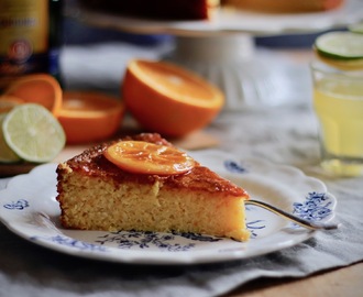 Pomarančovo-mandľový koláč