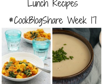 5 Vegetarian Lunch Recipes CookBlogShare Week 17