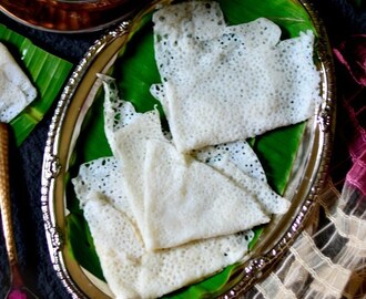 Manglorean Neer Dosa with Mutton Gassi – Kannada Cuisine