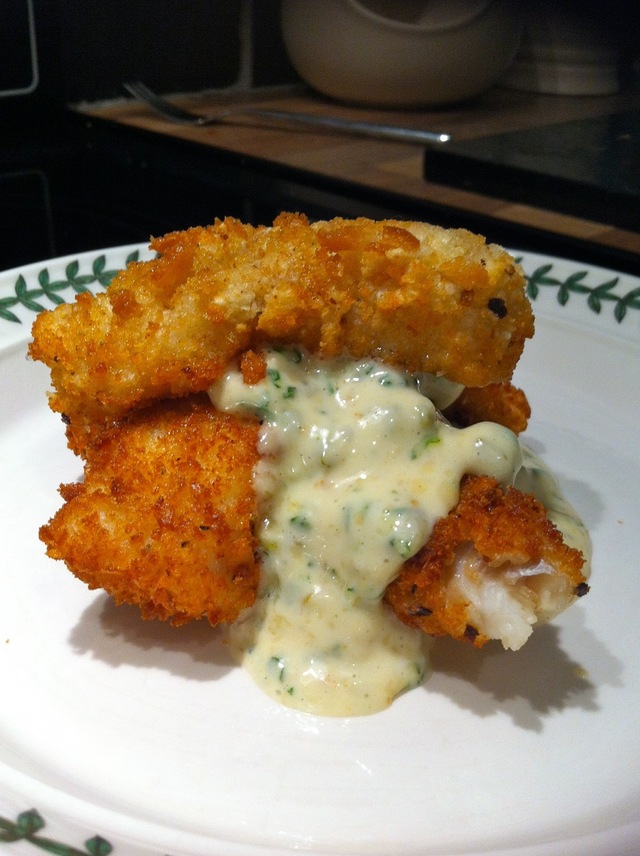 Fish Fingers with Tarter sauce