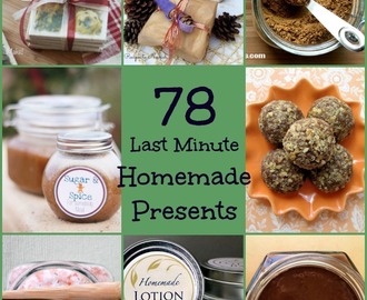 78 Last-Minute Frugal Homemade Christmas Presents