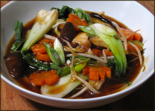 Vegetables in Chinese Brown Sauce - Just like the Takeaway!