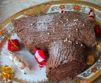 Yule Log Cake Recipe - Buche de Noel Recipe