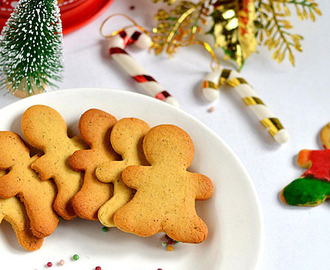 Eggless Gingerbread Man Cookies With Royal Icing- Christmas Recipes