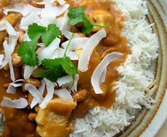 The Secret Recipe Club: Without Adornment – Slow Cooker Coconut Chicken Curry