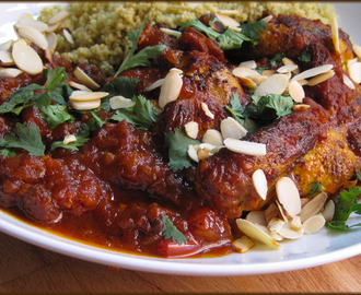 Moroccan Chicken Tagine with Dates and Honey