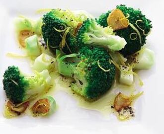 Broccoli met citroen en knoflook