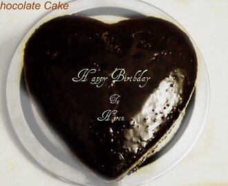 Chocolate cake - Eggless,Pressure cooker cake