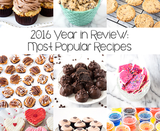 2016 Year in Review: Most Popular Recipes