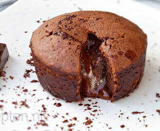 vloeibare chocolade cakejes (moelleux)