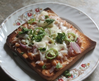 Baked Beans on Toast - Indian Style