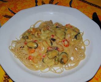 Zeevruchten met pasta