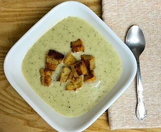 Celery Soup with Potatoes, Leeks and Dill