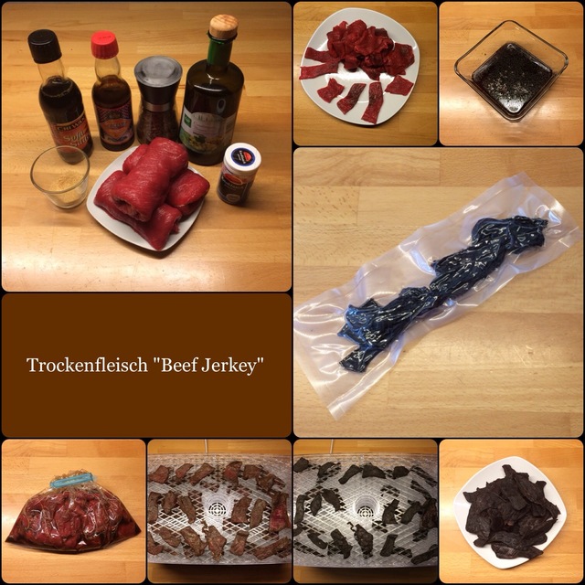 Trockenfleisch „Beef Jerkey“ … ein herzhafter und lang haltbarer Snack