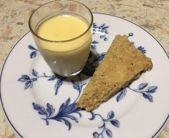 Lemon posset with hazelnut shortbread – Kerry’s quick and easy desserts