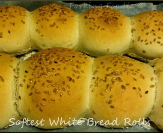 Softest White Bread Rolls - (includes Thermomix method)