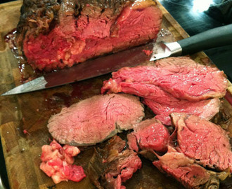 Video Recipe:  Roasting a Ribeye Joint of Beef to Perfection
