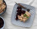 salmon salad with roasted beets recipe