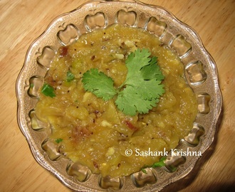 Andhra style Sorakaya Bajji/Bottle Guard Curry recipe