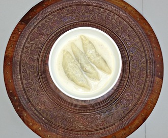 Dudh /Kheer Puli or Coconut Stuffed Rice Dumpling