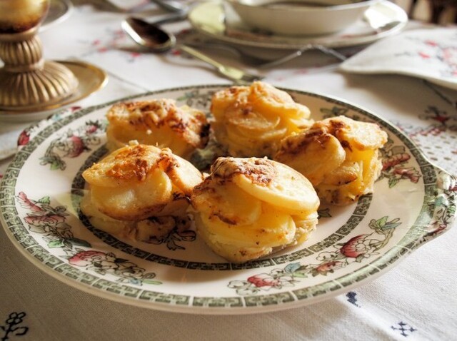 Rudolph The Red Nosed Potato! Mini Potato Dauphinoise Muffins for Christmas Day (Recipe)