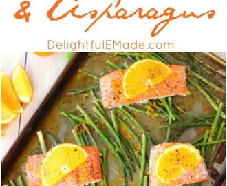Citrus Salmon and Asparagus Recipe {Linky Party}