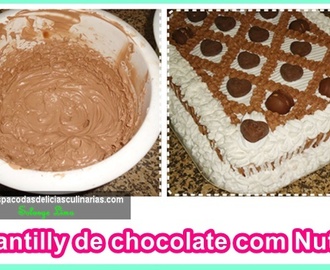 Chantilly de chocolate com Nutella