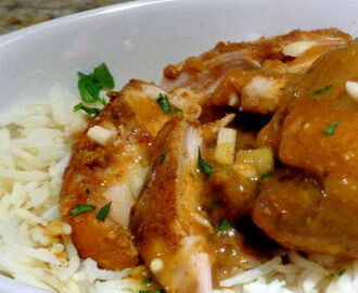 Slow Cooker Curried Chicken Thighs