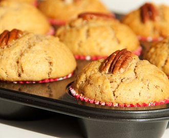 Muffins met ahornsiroop & pecannoten