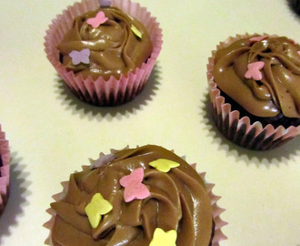Sjokolade og kokos cupcakes