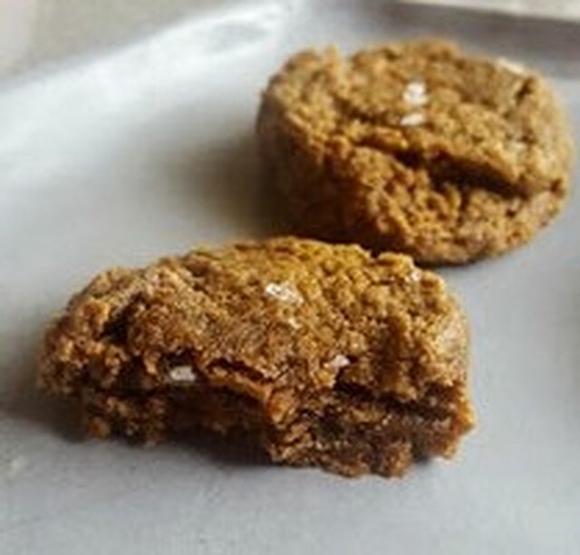 Small Batch Fluffy Peanut Butter Cookies w/ Cacao Maca Icing