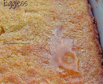 Honey Drizzled Semolina Cake ~ Eggless version
