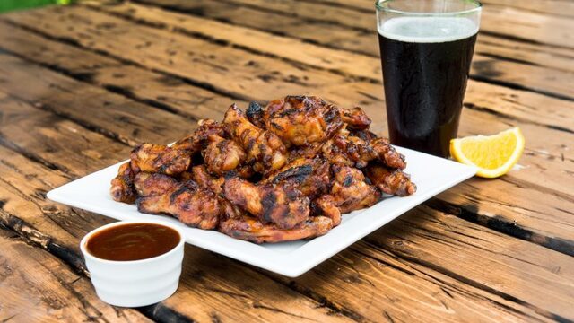Root Beer Chicken Wings - Grilled