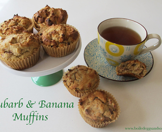 The best Rhubarb & Banana Muffins – Thermomix & Regular recipes
